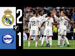 Real Madrid besiegte Deportivo Alavés mit 2-1 im heimischen Stadion.